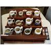 Image 1 : 10 FRANKLIN MINT BEER MUGS WITH DISPLAY RACK