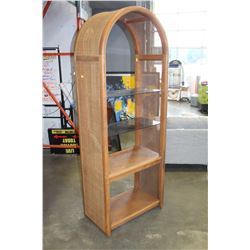 TALL BENTWOOD SHELF UNIT