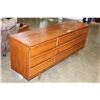 Image 2 : WALNUT 9 DRAWER DRESSER