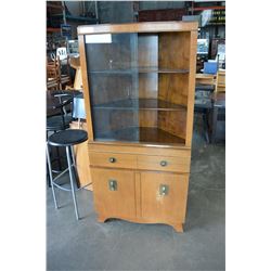 KNETCHTEL CORNER DISPLAY CABINET