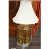 Image 2 : TWO GLASS TABLE LAMPS