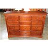 Image 1 : BROWN 12 DRAWER DRESSER