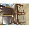 Image 1 : PAIR OF LEATHER DINING CHAIRS