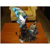 Image 1 : STAINED GLASS BUTTERFLY LAMP
