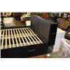 Image 3 : BLACK KINGSIZE BEDFRAME WITH UNDER BED STORAGE