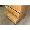 Image 4 : TWO OAK CABINETS