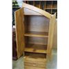 Image 7 : TWO OAK CABINETS