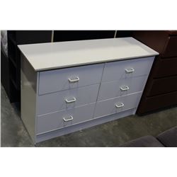 6 DRAWER WHITE DRESSER