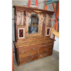 VINTAGE BUFFET AND HUTCH