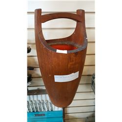 DANSK TEAK BUCKET W/ HANDLE
