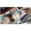 Image 2 : 3 EMBOSSED SIGNED PICTURES AND NATIVE TOMAHAWK
