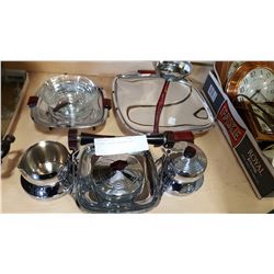 SILVER PLATED SERVING SET
