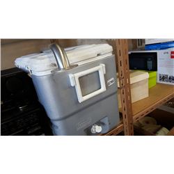 COLEMAN COOLER TOASTER AND WHEELS AND SHOWER BAR