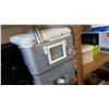 Image 1 : COLEMAN COOLER TOASTER AND WHEELS AND SHOWER BAR