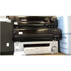 KENWOOD KR-V7070 RECEIVER AND DP-R4070 AND SONY STR-K740P RECEIVER