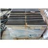 Image 1 : 175 SQFT NEW SKID OF BLACK SLATE 3 X 16 INCH TILES, 528 PIECES TOTAL, WHOLE CRATE