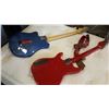 Image 8 : RED AND BLUE ELECTRIC GUITARS