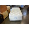 Image 2 : SEALY POSTURPEDIC SINGLE SIZE BOX MATTRESS, ROLLERFRAME AND HEADBOARD