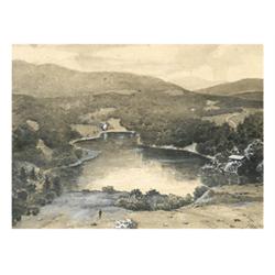 Tull, Ödön (Székesfehérvár, 1870 - Budapest, 1911), Landscape in the Tatras