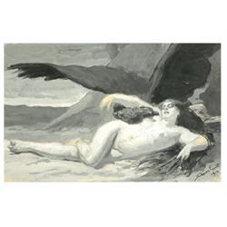 Stetka, Gyula (Királylehota, 1885 - Budapest, 1925), The Dream of Emese