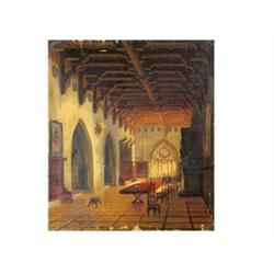 F. Lepié (1824 - 1883), Castle in Prague