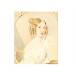Austrian painter (mid 19th century), Portrait of a Young Lady 