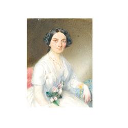 Austrian or Hungarian painter( mid 19th century), Portrait of a Woman