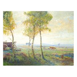 Ujváry, Ignác (Pest, 1860 - Kisoroszi, 1927), Plough-land in Autumn