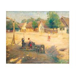 Csáky, László (Isaszeg, 1888 - Abony, 1918), Children at the Well 