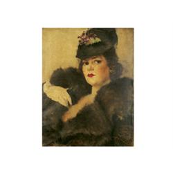 Fried, Pál (Budapest, 1893 - New York, 1976), Woman with Hat