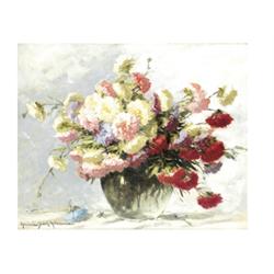 Henczné Deák, Adrienne (Budapest,, 1890 - Budapest,, 1956), Flower-piece 