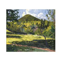 Painter from Nagybánya (around 1930), The Cross Hill in Sunshine 