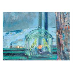 Balogh, András (Budapest, 1919 -), Window in Winter