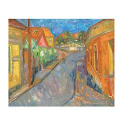 Kántor, Andor (Budapest, 1901 -), Road on the Slope