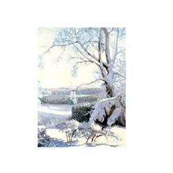 Olaszy, Sándor (Szarvas, 1902 -), Landscape in Winter