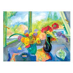 Molnár, Róza (Monor, 1900 - Budapest, 1977), Flowers in Summer