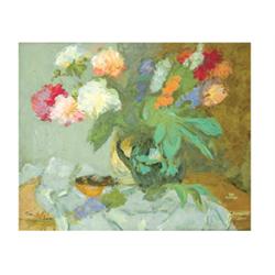 Tóth B., László (Dad, 1906 - Budapest, 1982), Flower-piece