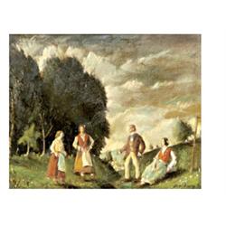 Rudnay, Gyula (Pelsocz, 1878 - Budapest, 1957), Company Outing 