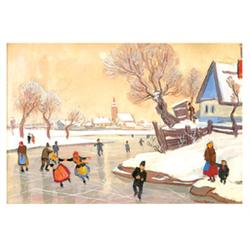 Pólya, Tibor (Szolnok, 1886 - Szolnok, 1937), Skating 