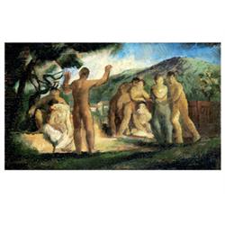 Szonyi, István (Újpest, 1894 - Zebegény, 1960), Scene in Arcadia 