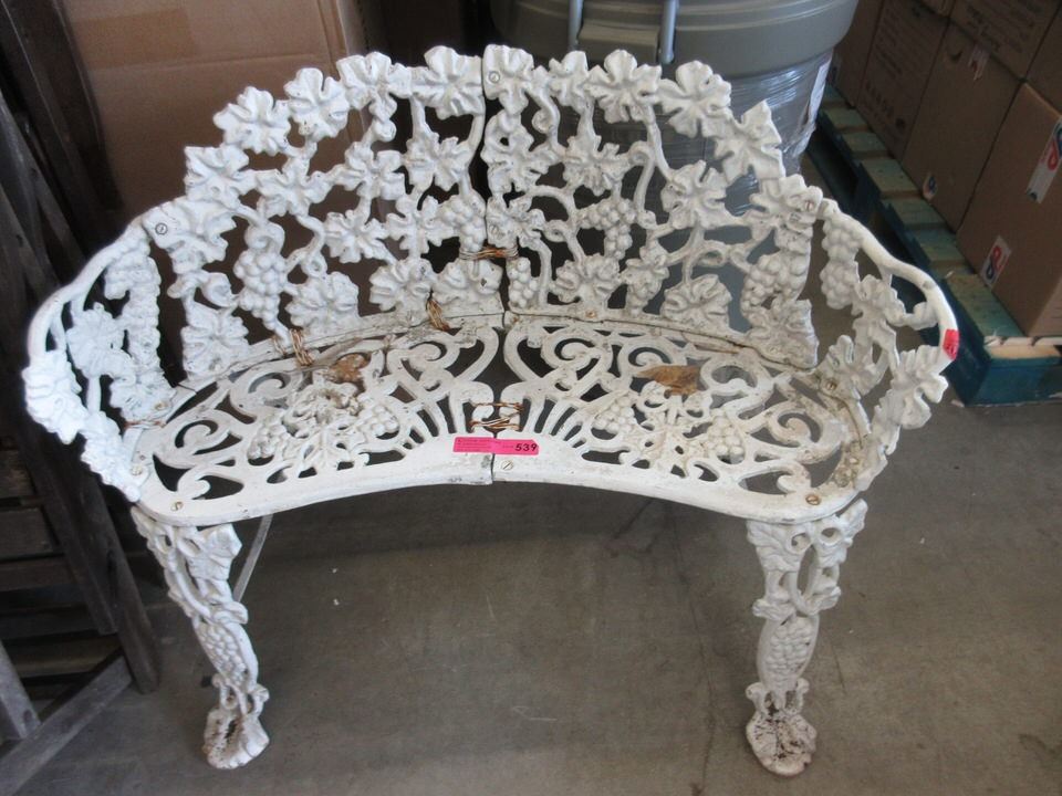 Small Wrought Iron Bench