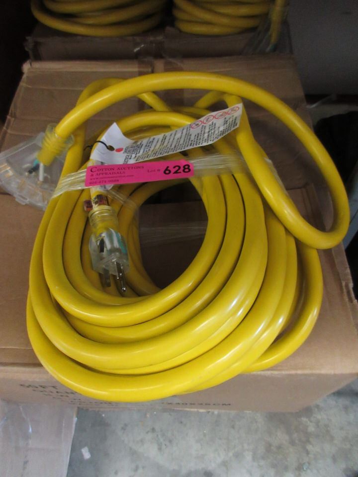 New 50 Foot Heavy Duty Multi Outlet Extension Cord