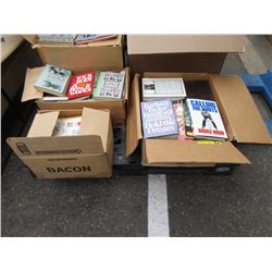 3 Boxes of Assorted Books