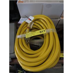 New 50 Foot Heavy Duty Multi Outlet Extension Cord