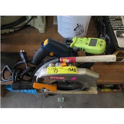 Ryobi Skill Saw, Prune Saw & Electrical Tester