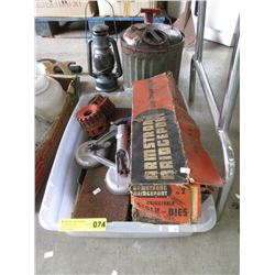 Pipe Threading Set, Window Clamp & More