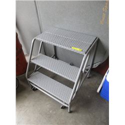 Rolling Checker Plate Stairs