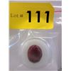 Image 1 : 16 CT Oval Cut Ruby Gemstone in Gem Jar