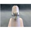 Image 1 : Green Amethyst & Diamond Solitaire Ring
