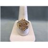 Image 1 : Heavy Set Men's $ Crystal Money Ring